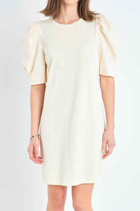 ENGLISH FACTORY - English Factory - Short Puff Sleeve T Shirt Dress - DRESSES available at Objectrare