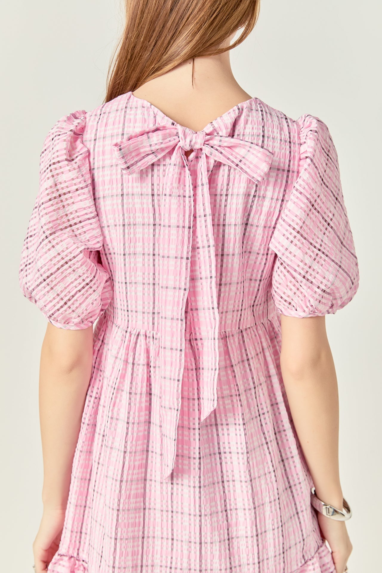 Plaid Midi Dress