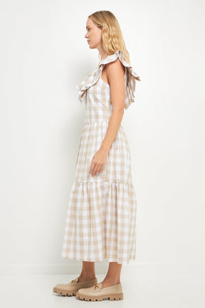 Check Midi Dress