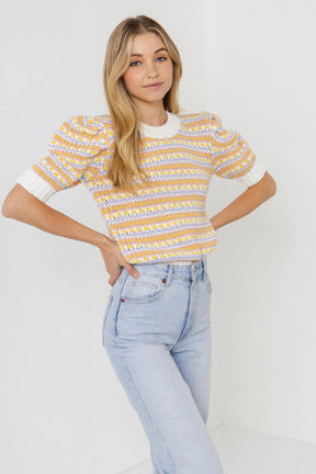 ENGLISH FACTORY - Multi Stripe Sweater - SWEATERS & KNITS available at Objectrare
