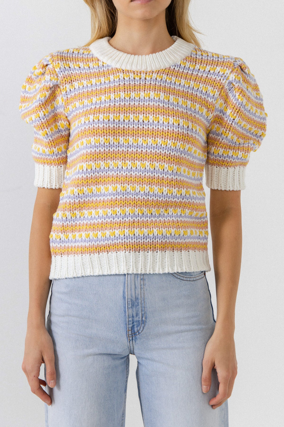 ENGLISH FACTORY - Multi Stripe Sweater - SWEATERS & KNITS available at Objectrare