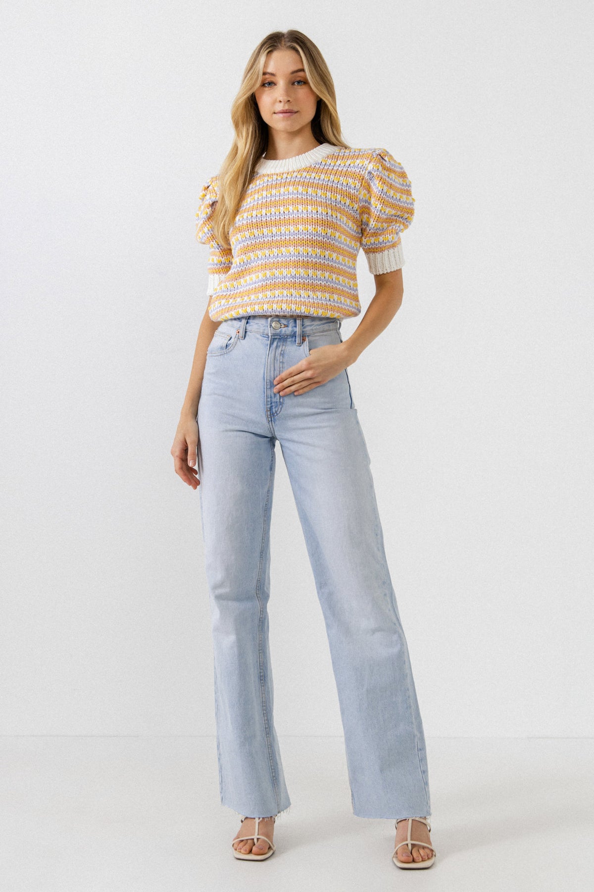 ENGLISH FACTORY - Multi Stripe Sweater - SWEATERS & KNITS available at Objectrare