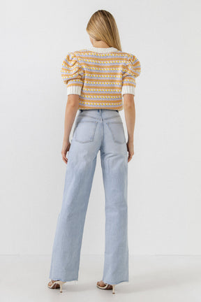 ENGLISH FACTORY - Multi Stripe Sweater - SWEATERS & KNITS available at Objectrare