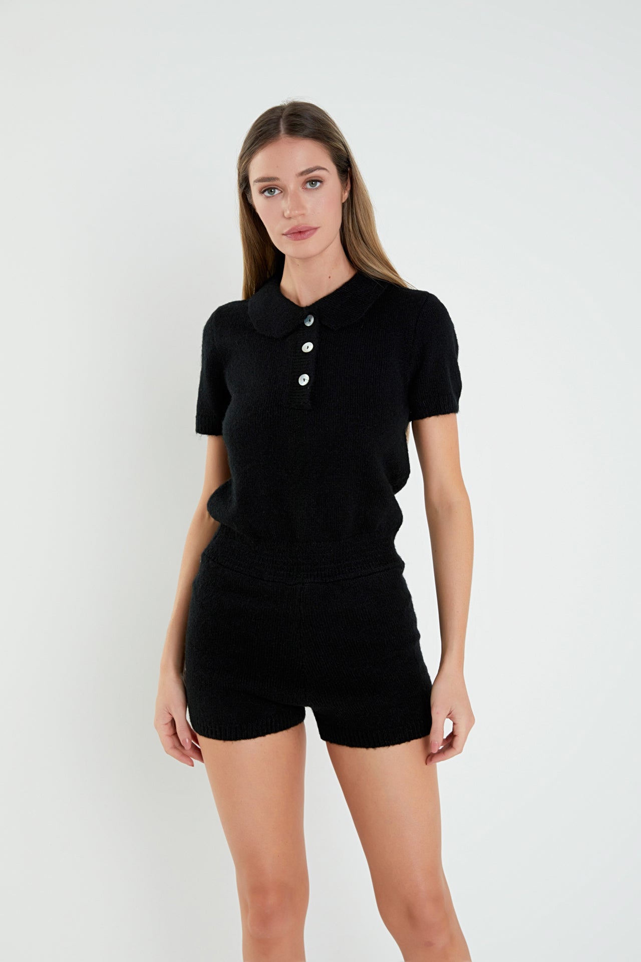 ENGLISH FACTORY - Knitted Romper - ROMPERS available at Objectrare
