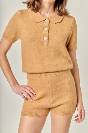 ENGLISH FACTORY - Knitted Romper - ROMPERS available at Objectrare