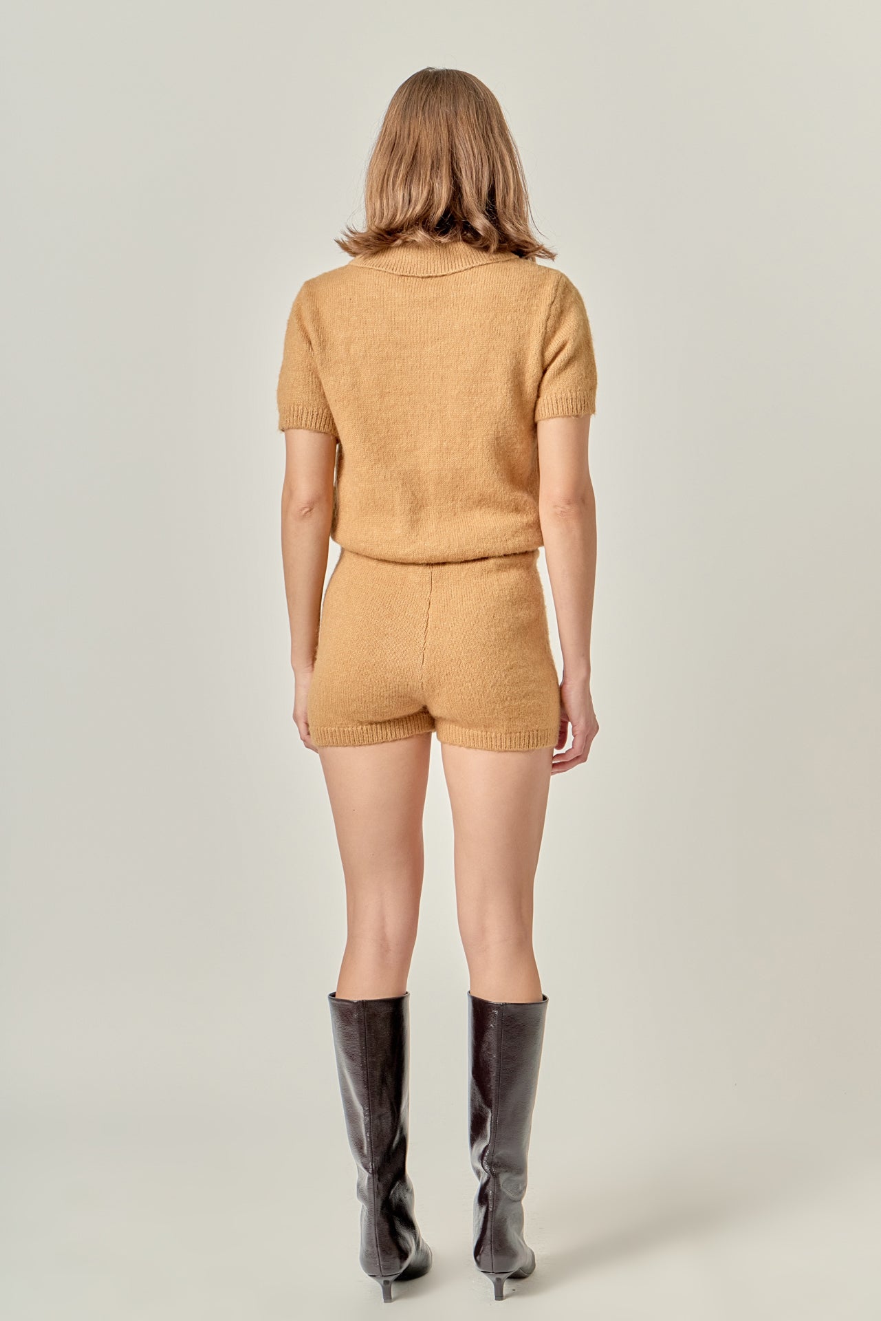 ENGLISH FACTORY - Knitted Romper - ROMPERS available at Objectrare