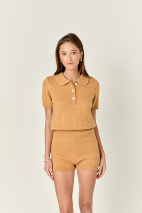 ENGLISH FACTORY - English Factory - Knitted Romper - ROMPERS available at Objectrare