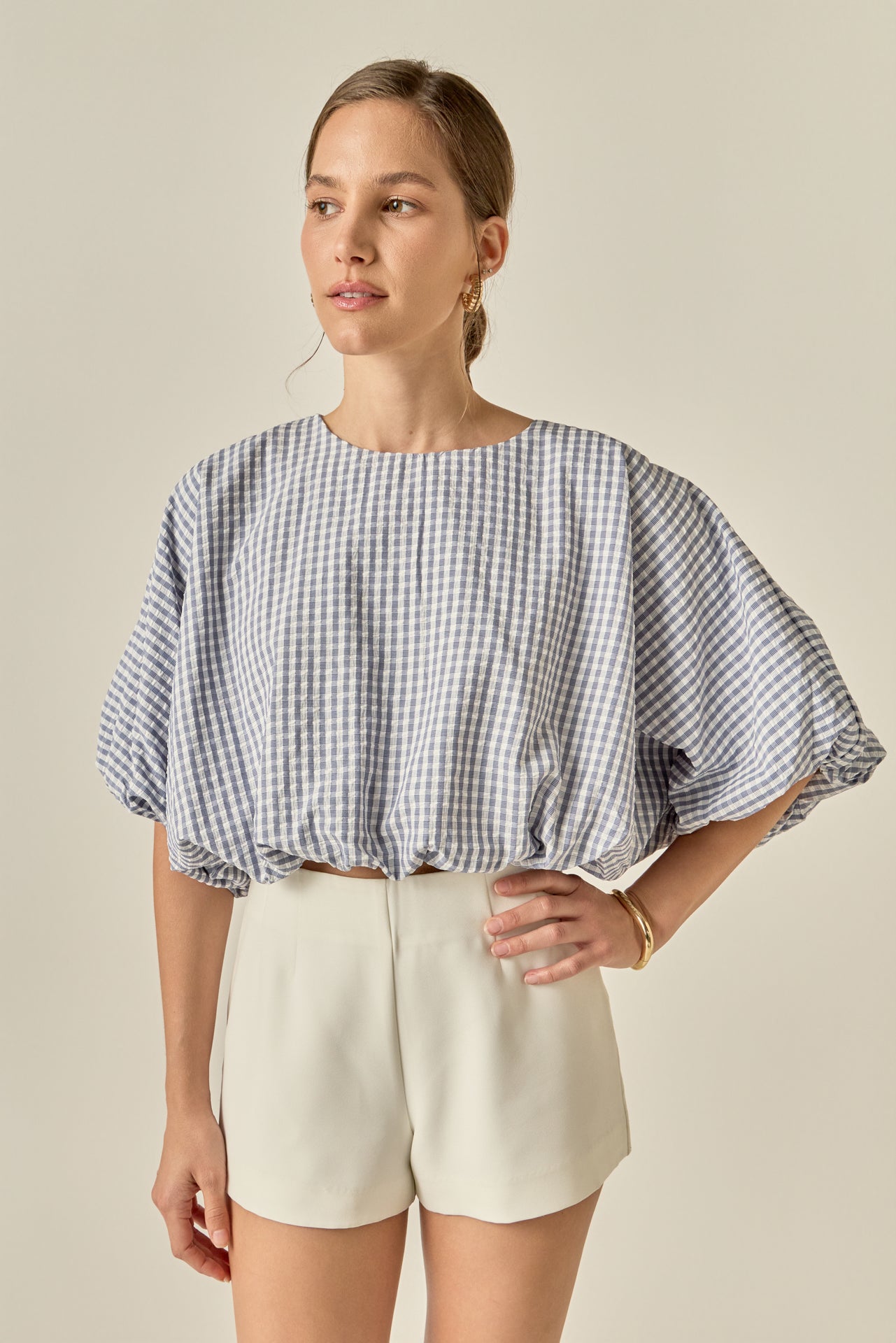 ENGLISH FACTORY - Voluminous Cropped Top - TOPS available at Objectrare