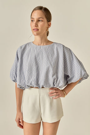 ENGLISH FACTORY - Voluminous Cropped Top - TOPS available at Objectrare