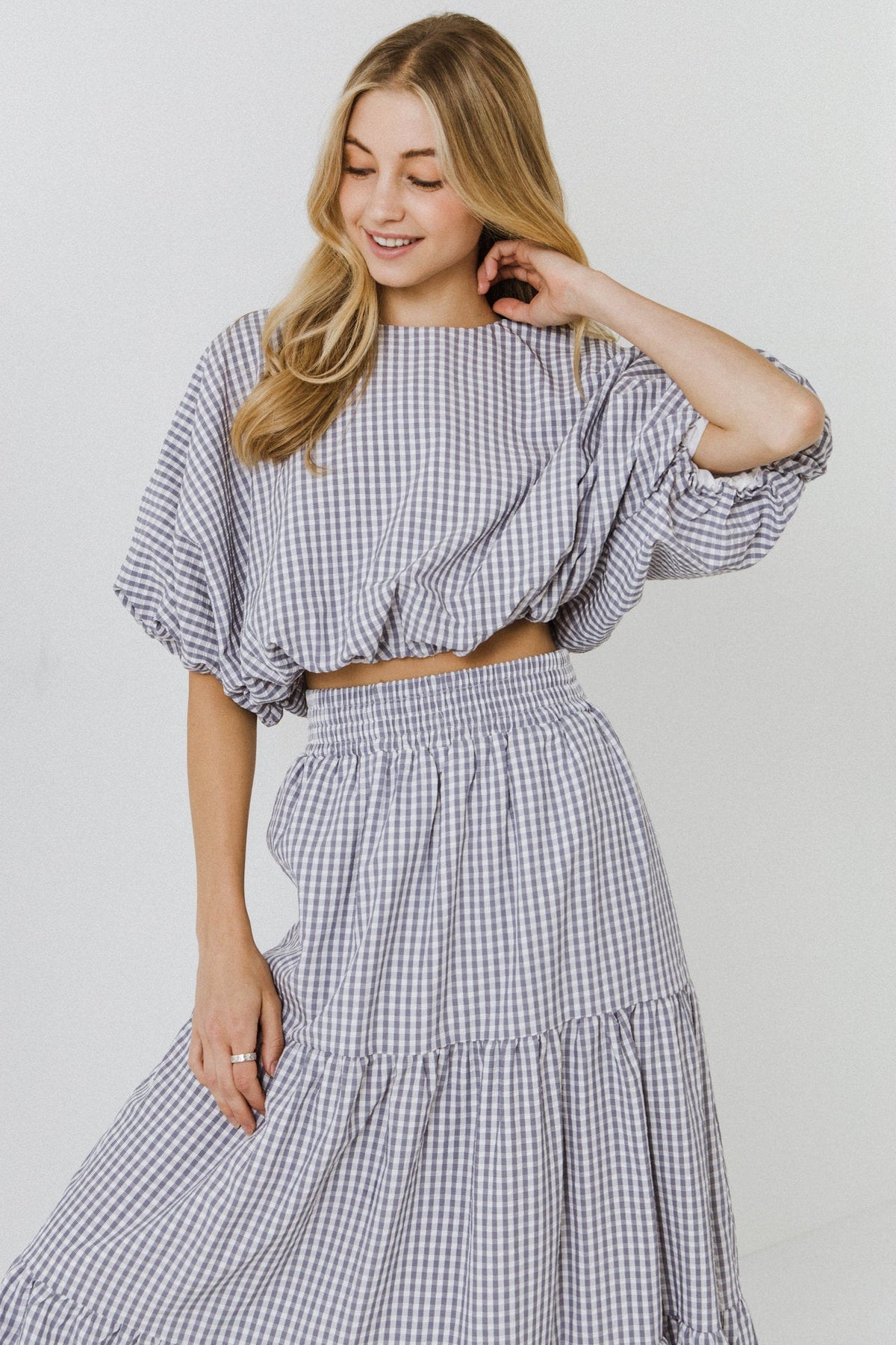 ENGLISH FACTORY - Voluminous Cropped Top - TOPS available at Objectrare