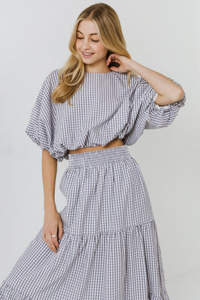 ENGLISH FACTORY - Voluminous Cropped Top - TOPS available at Objectrare