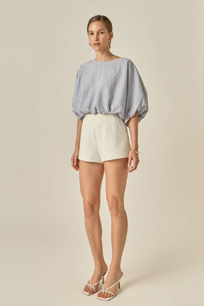 ENGLISH FACTORY - Voluminous Cropped Top - TOPS available at Objectrare