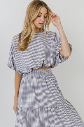 ENGLISH FACTORY - Voluminous Cropped Top - TOPS available at Objectrare