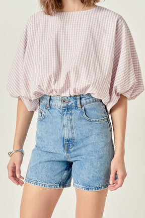 ENGLISH FACTORY - Voluminous Cropped Top - TOPS available at Objectrare