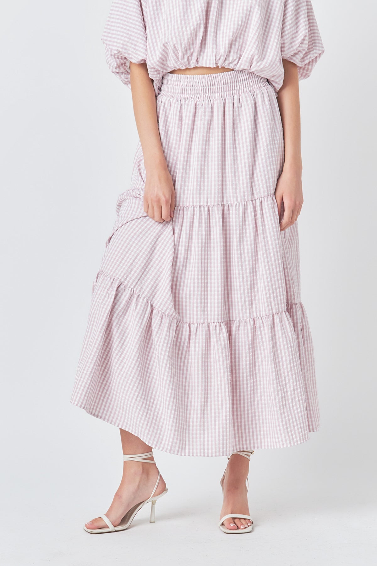 ENGLISH FACTORY - Tiered Maxi Skirt - SKIRTS available at Objectrare