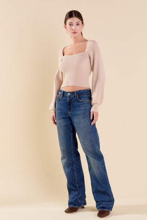 ENDLESS ROSE - Endless Rose - Knitted Top - SWEATERS & KNITS available at Objectrare