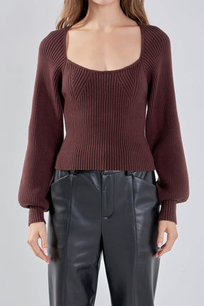 ENDLESS ROSE - Endless Rose - Knitted Top - SWEATERS & KNITS available at Objectrare