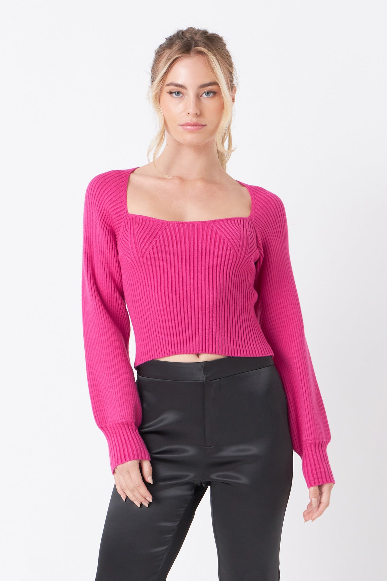 ENDLESS ROSE - Knitted Top - SWEATERS & KNITS available at Objectrare