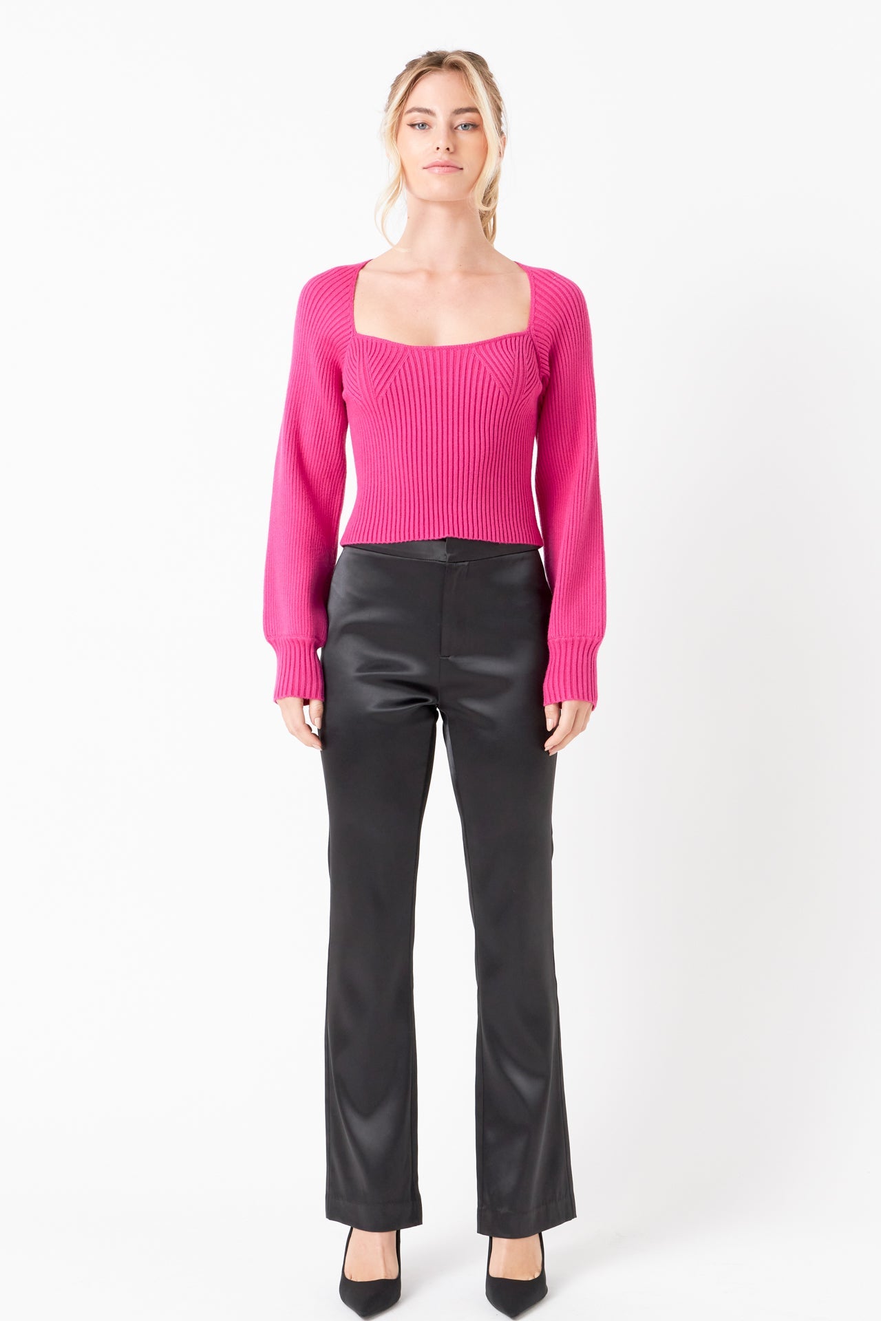 ENDLESS ROSE - Endless Rose - Knitted Top - SWEATERS & KNITS available at Objectrare