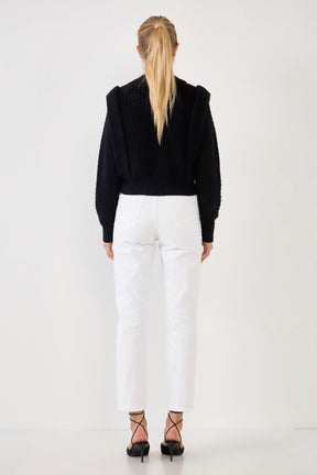 ENGLISH FACTORY - Knitted Sweater - SWEATERS & KNITS available at Objectrare