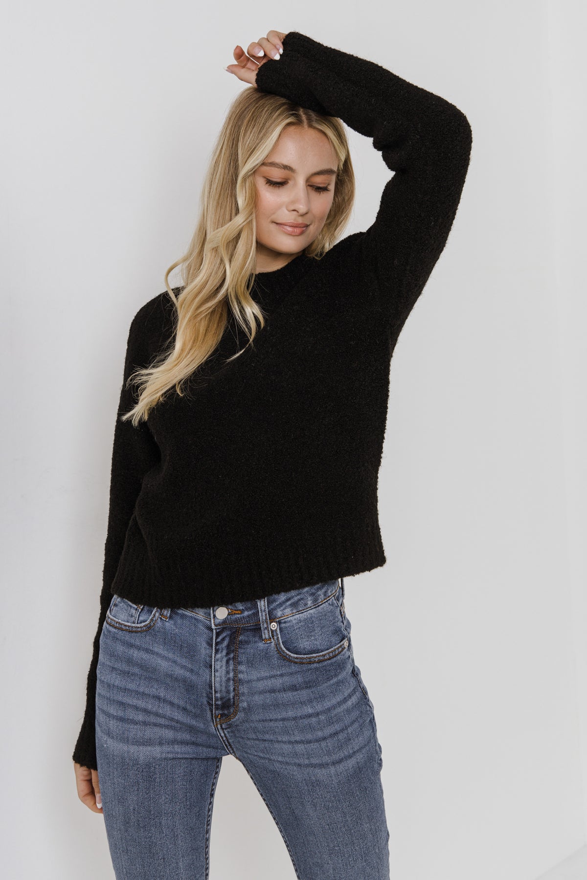 ENGLISH FACTORY - Cozy Roundneck Sweater - TOPS available at Objectrare