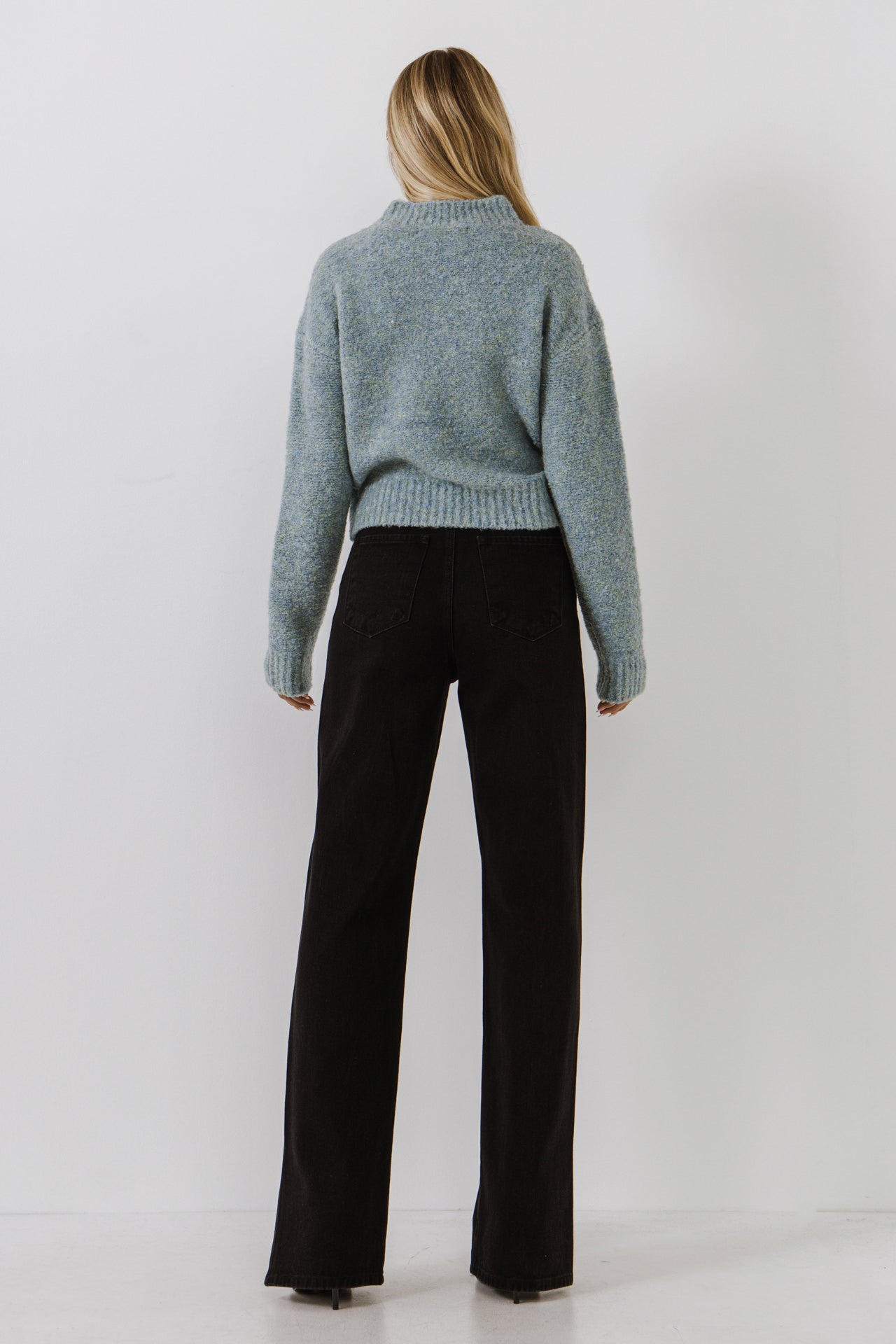 ENGLISH FACTORY - Cozy Roundneck Sweater - TOPS available at Objectrare