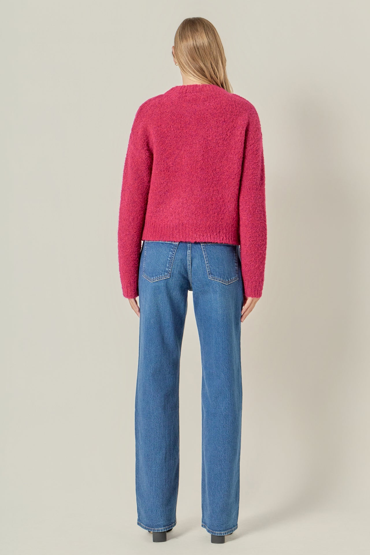 ENGLISH FACTORY - Cozy Roundneck Sweater - SWEATERS available at Objectrare