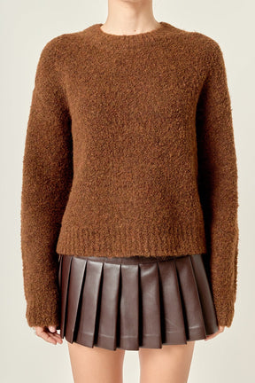 ENGLISH FACTORY - Cozy Roundneck Sweater - SWEATERS available at Objectrare