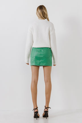 ENGLISH FACTORY - Cozy Roundneck Sweater - TOPS available at Objectrare