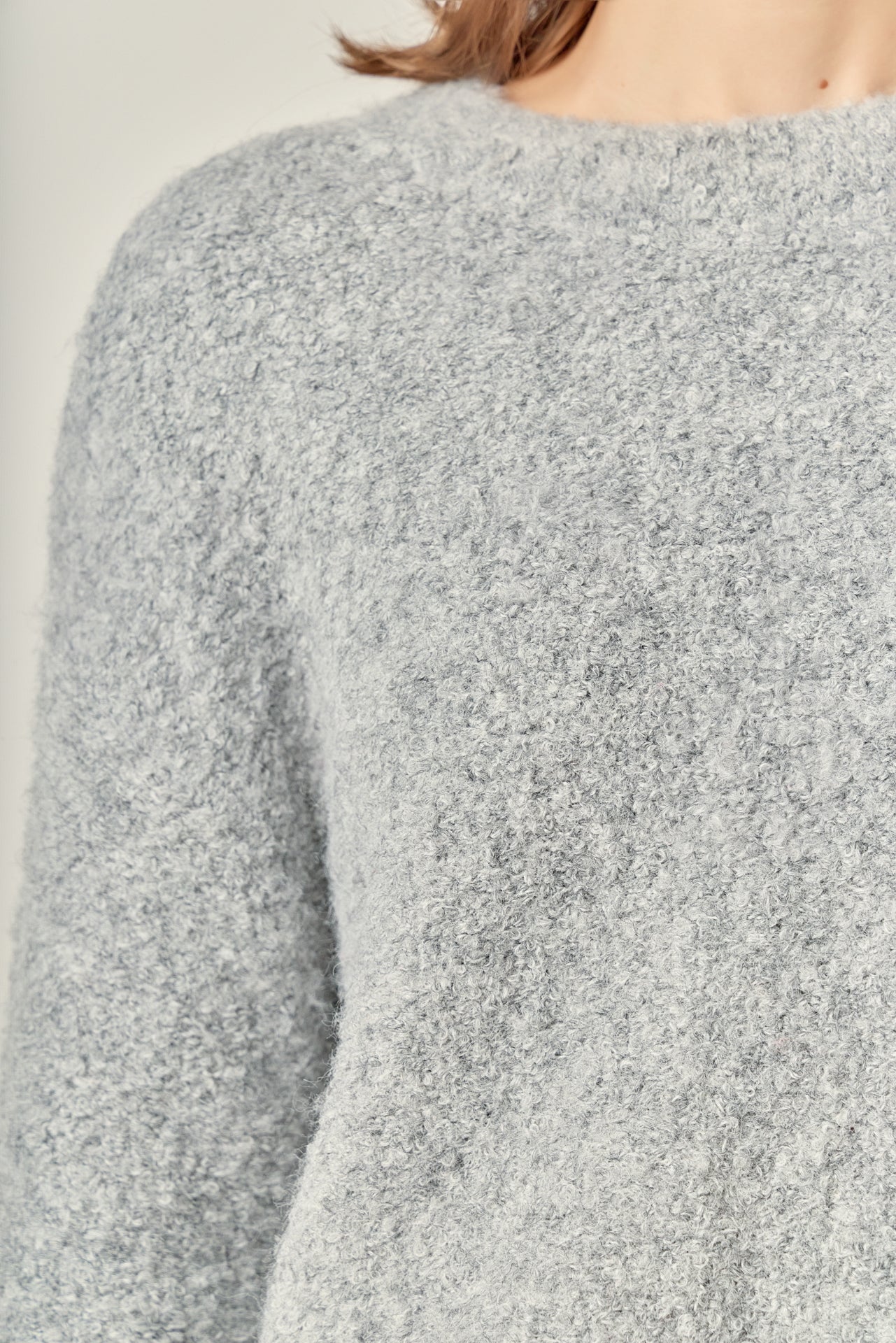ENGLISH FACTORY - Cozy Roundneck Sweater - SWEATERS available at Objectrare