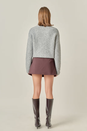 ENGLISH FACTORY - Cozy Roundneck Sweater - SWEATERS available at Objectrare
