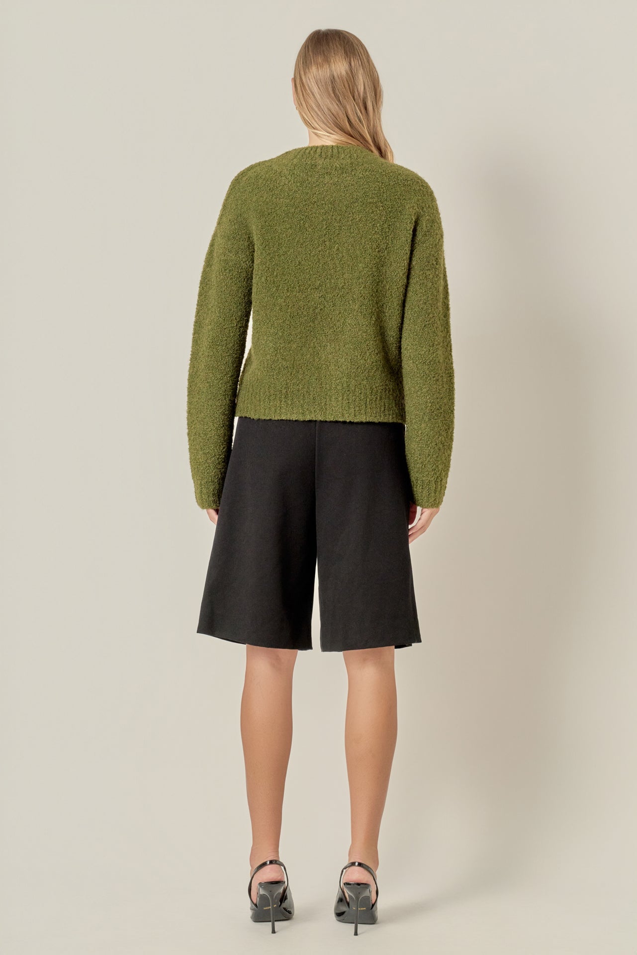 ENGLISH FACTORY - Cozy Roundneck Sweater - SWEATERS available at Objectrare