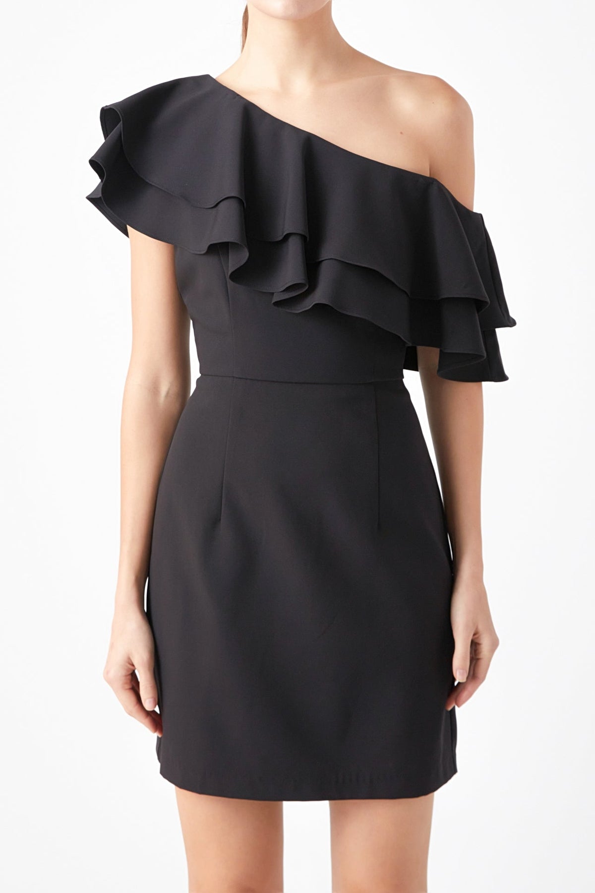 One Shoulder Mini Dress