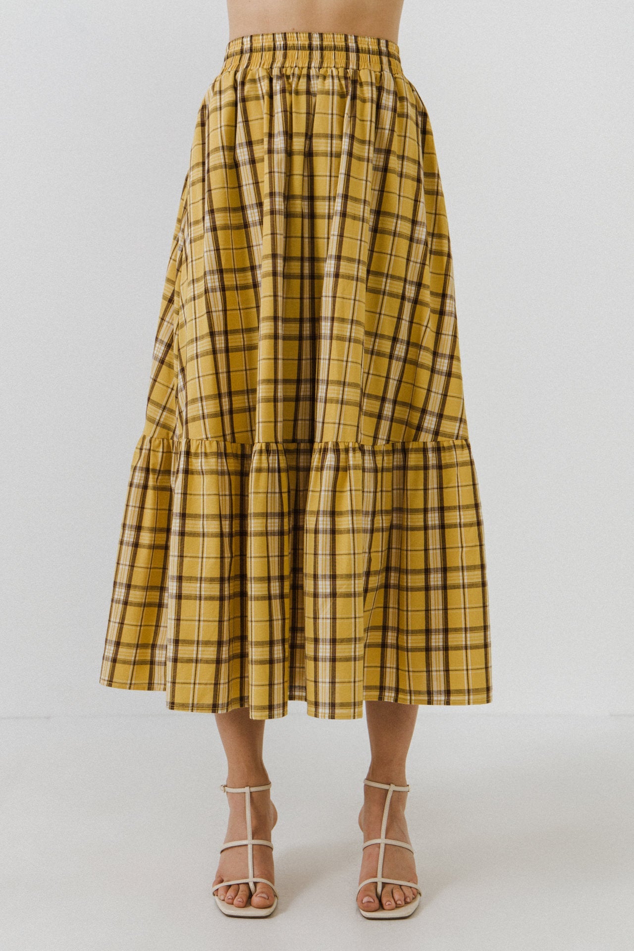Plaid Maxi Skirt