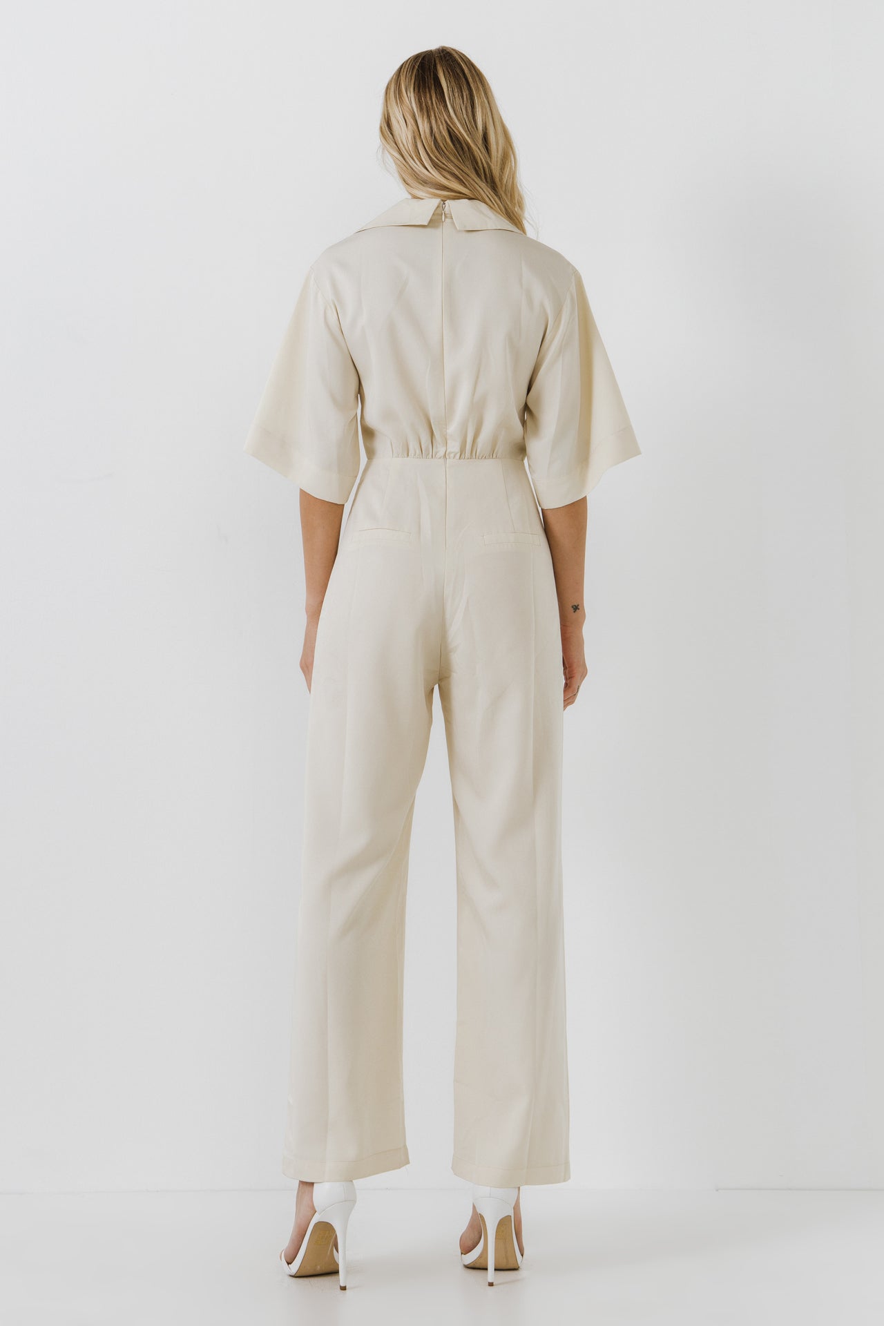 ENDLESS ROSE - Endless Rose - Jumpsuit with Pleated Detail - JUMPSUITS available at Objectrare