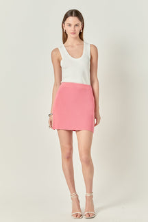 Knitted Mini Skirt