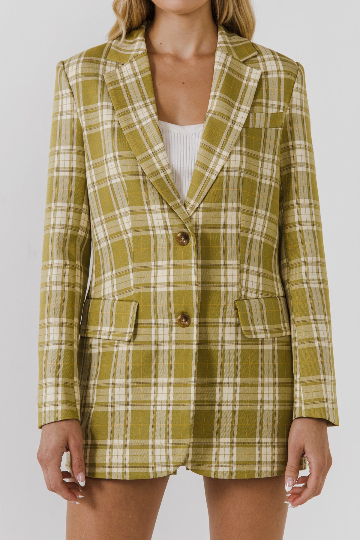 ENGLISH FACTORY - Women Woven Blazer - BLAZERS available at Objectrare