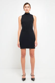 ENDLESS ROSE - Mock Neck Sweater Dress - DRESSES available at Objectrare