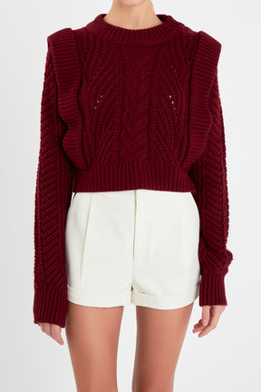 ENGLISH FACTORY - Knitted Sweater - SWEATERS & KNITS available at Objectrare