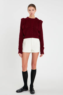 ENGLISH FACTORY - Knitted Sweater - SWEATERS & KNITS available at Objectrare