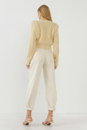 ENGLISH FACTORY - Knitted Sweater - SWEATERS & KNITS available at Objectrare