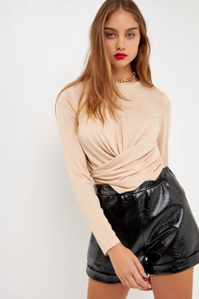 GREY LAB - Wrap T-Shirts - TOPS available at Objectrare