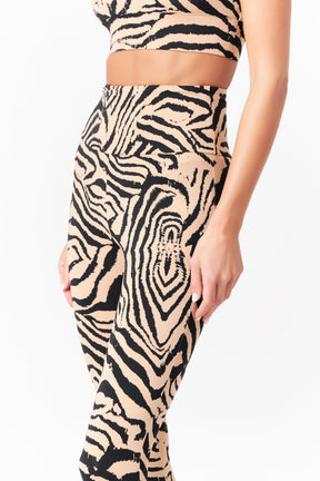 GREY LAB - Animal Print Leggings - LEGGINGS available at Objectrare