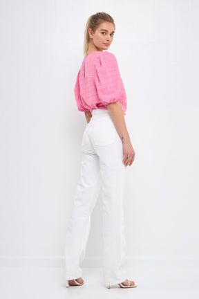ENGLISH FACTORY - WOMEN WOVEN BLOUSE - TOPS available at Objectrare