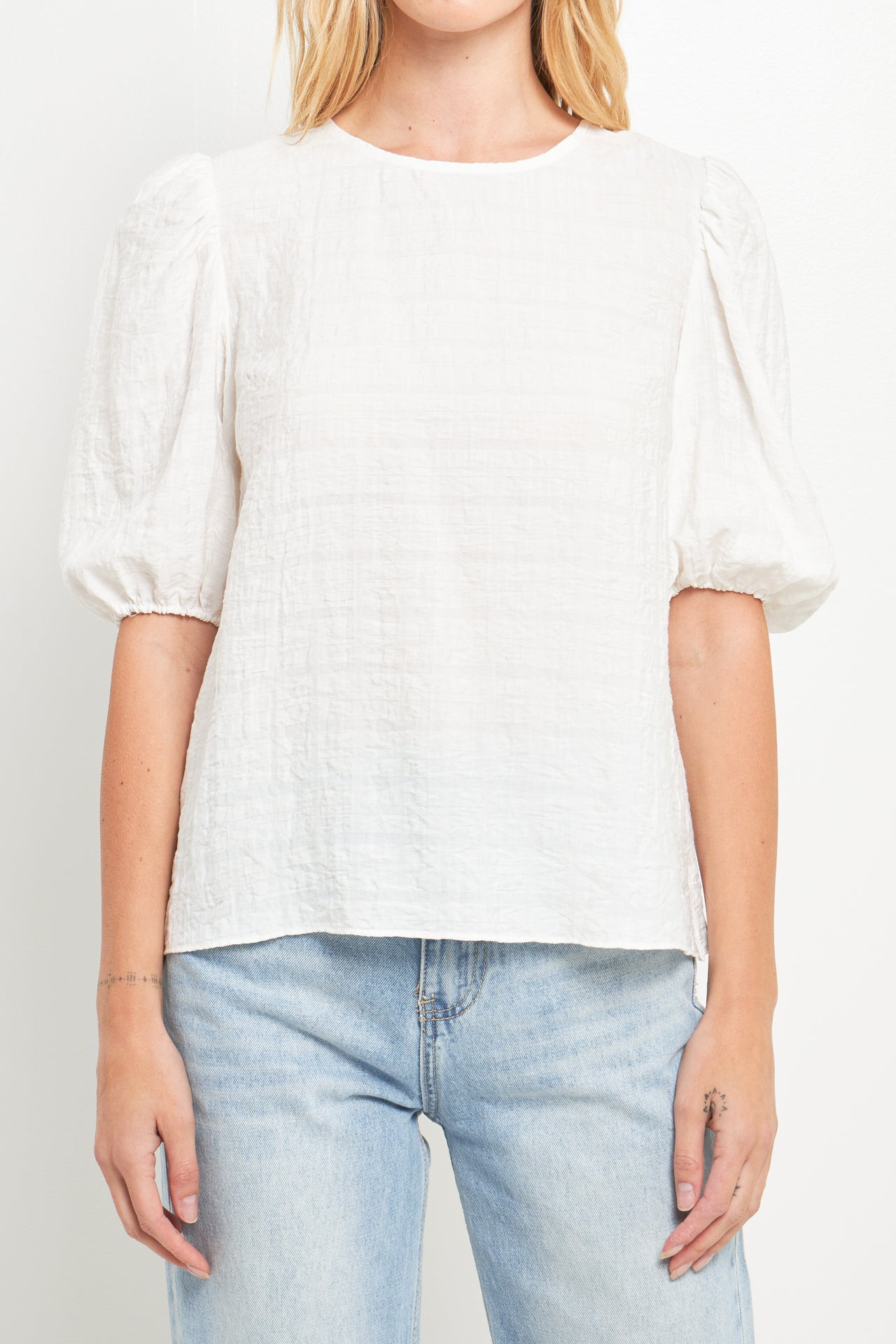 ENGLISH FACTORY - English Factory - Women Woven Plaid Blouse - TOPS available at Objectrare