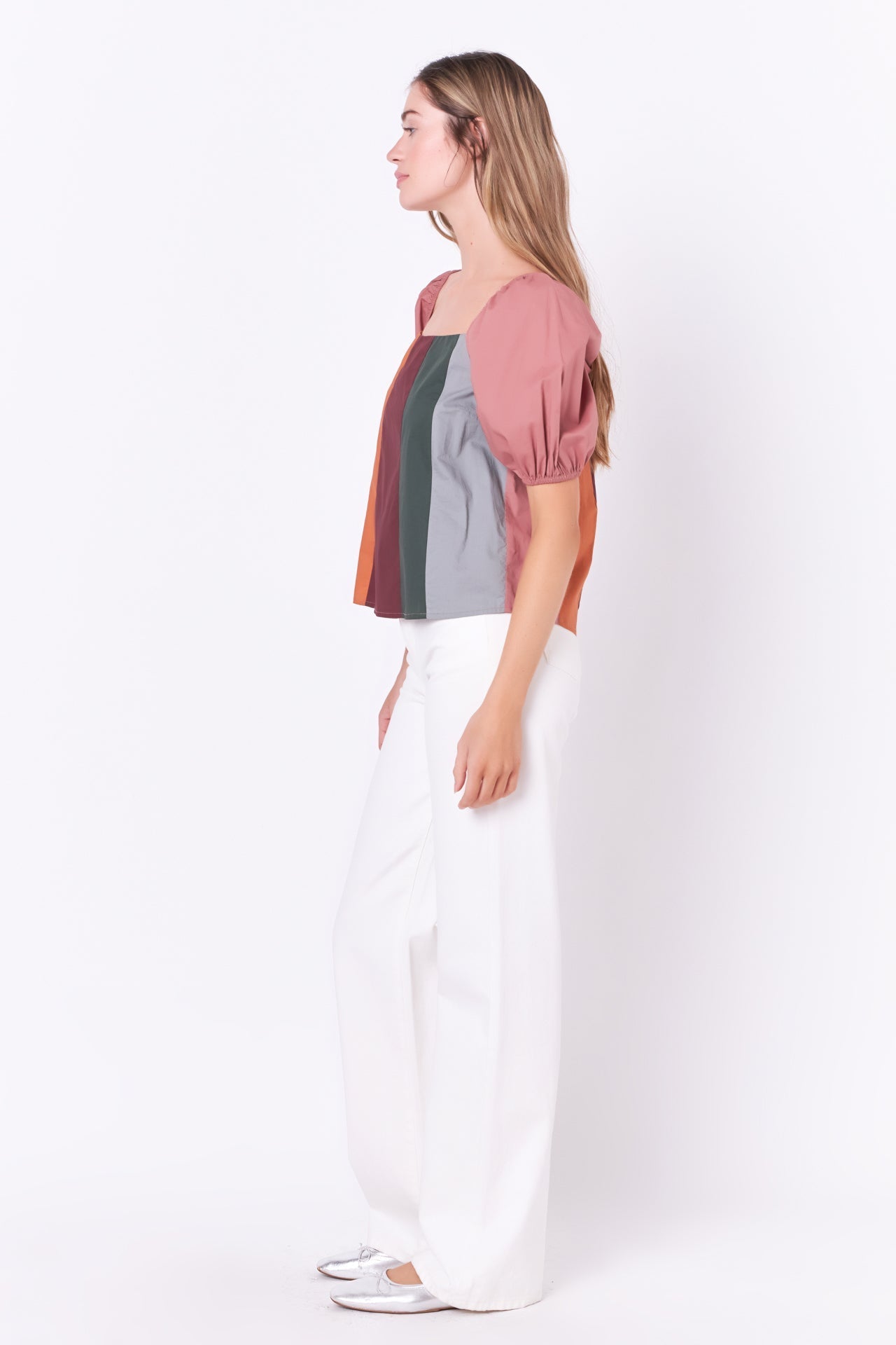 ENGLISH FACTORY - English Factory - Color Block Top with 3/4 Sleeves - TOPS available at Objectrare