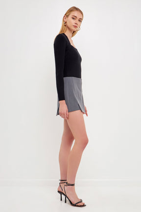 ENDLESS ROSE - Endless Rose - Fitted Knit Top - SWEATERS & KNITS available at Objectrare