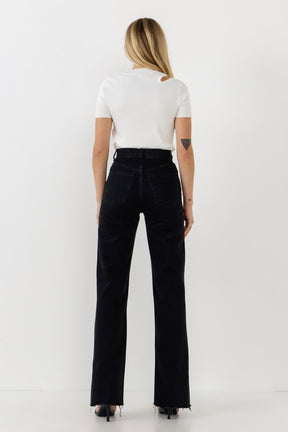 ENDLESS ROSE - Cut Out Knit Top - SWEATERS & KNITS available at Objectrare