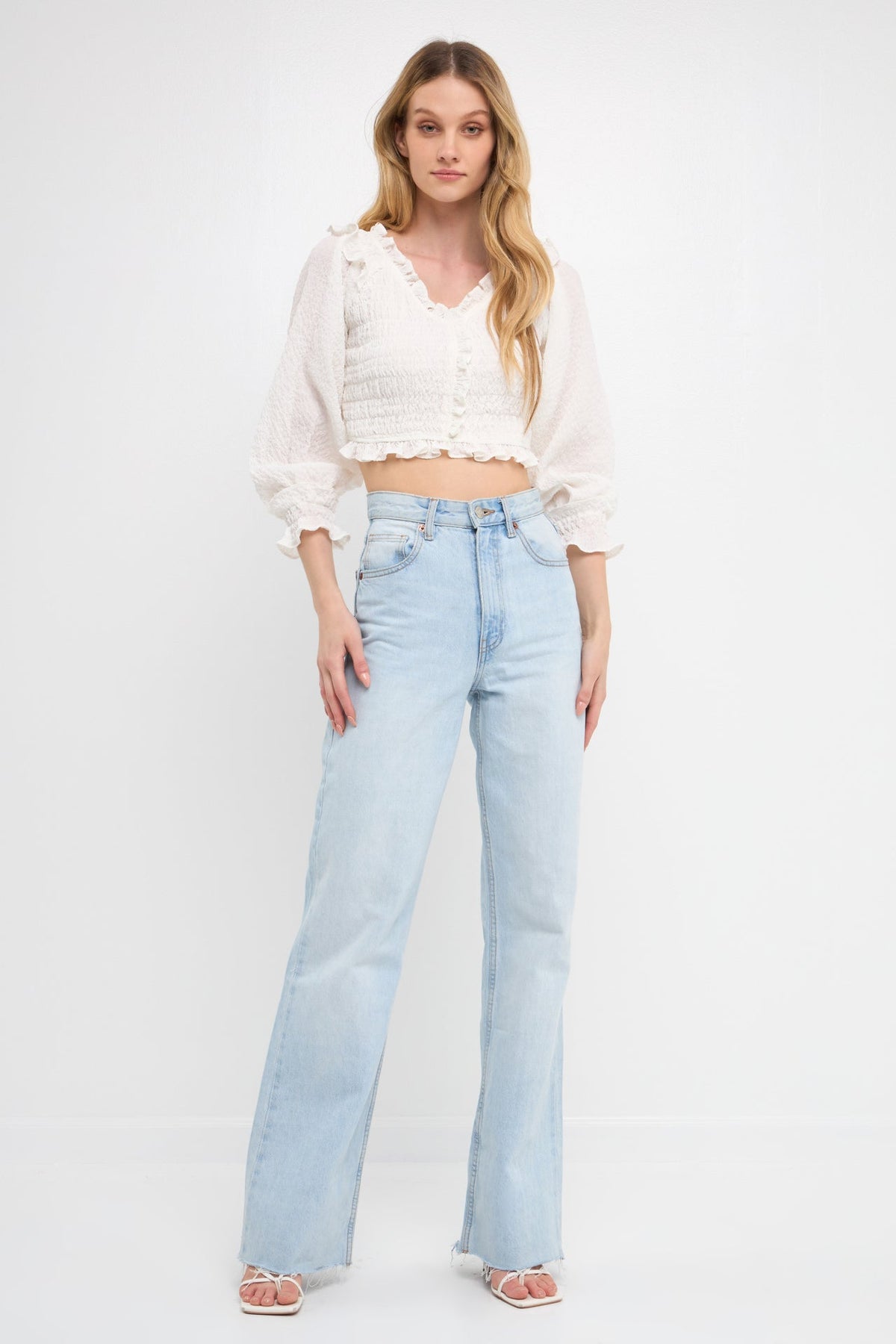ENDLESS ROSE - Smocked Top - TOPS available at Objectrare