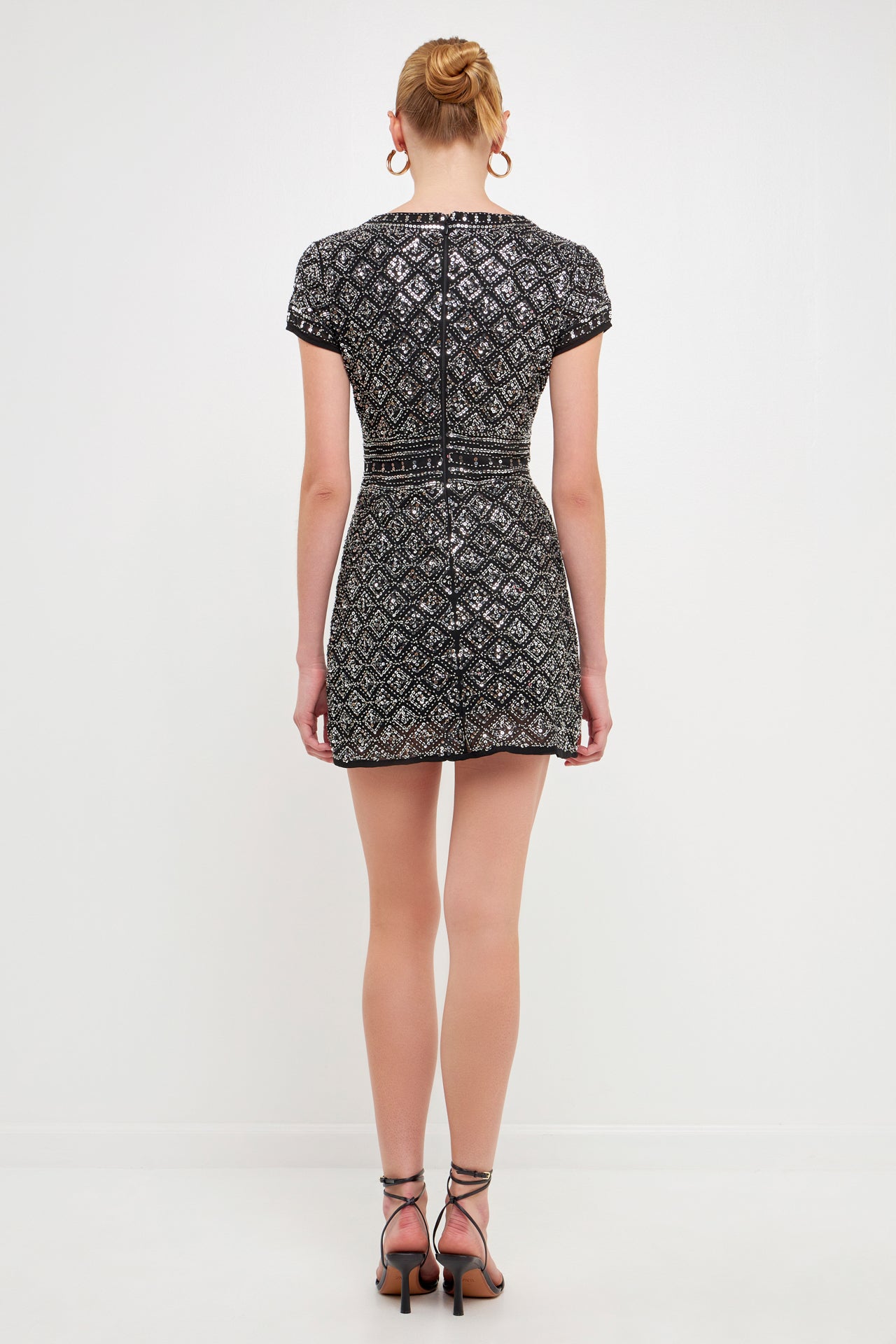 ENDLESS ROSE - Endless Rose - Jewel Embellished Mini Dress - DRESSES available at Objectrare